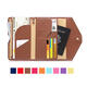 HN-PB2 9 Colors Fashion Leather Travel Passport Holder Credit Card Tickets Organizer