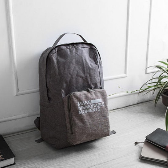 HN-TB5 Folding Travel Storage Backpack Suitcase Organizer Polyester Bag