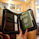 HN-X958 Travel Passport Storage Bag ID Card Tickets Cell Phone Money Folding Holder Organizer