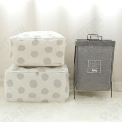 Signature Cotton Storage Bag Portable Folding Organizer Quilt Bag Pouch Washable Container Signature Cotton Storage Bag Portable Folding Organizer Quilt Bag Pouch Washable Container