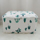 Signature Cotton Storage Bag Portable Folding Organizer Quilt Bag Pouch Washable Container