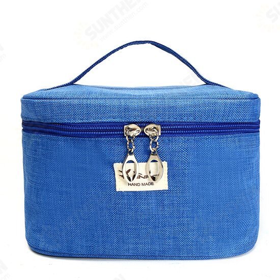 KC-MB02 Portable Travel Storage Bag Durable Canvas Cosmetic Makeup Bag Travel Organizer