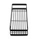 Kitchen Bathroom Rack Hanging Basket Black Stainless Steel Paint Storage Shelf Kitchen Storage Rack