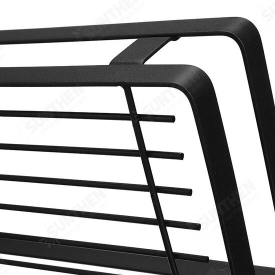 Kitchen Bathroom Rack Hanging Basket Black Stainless Steel Paint Storage Shelf Kitchen Storage Rack