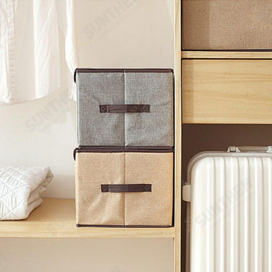 Large Double Cover Clothes Separate Storage Box Toy Storage Case Underwear Container Clothes Storage Bag