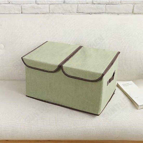 Large Double Cover Clothes Separate Storage Box Toy Storage Case Underwear Container Clothes Storage Bag