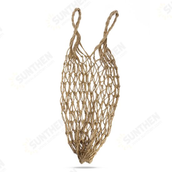 Mesh Jute String Net Shopping Short Handle Re-Usable Storage Bag