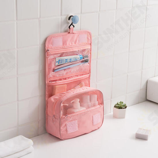 Multi-functional Travel Wash Bag Waterproof Cosmetic Hanging Bag