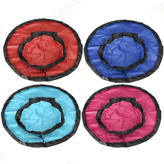 Portable Kids Large Capacity Toys Storage Bag Children Play Mat Organizer Pouch