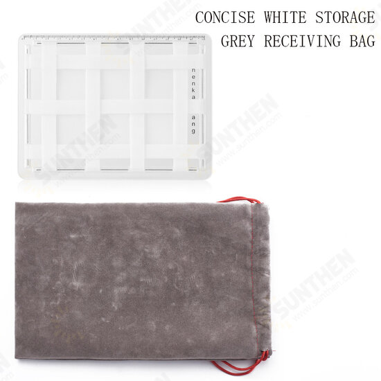 Portable Transparent Storage Board Cosmetic Bag Gift Creative With Makeup Mirror Storage Bag