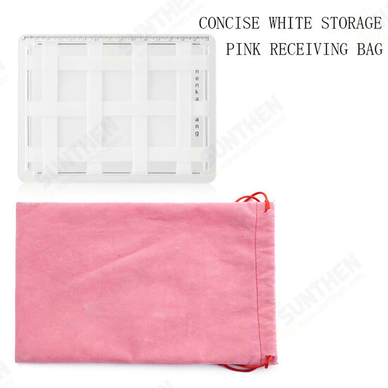 Portable Transparent Storage Board Cosmetic Bag Gift Creative With Makeup Mirror Storage Bag