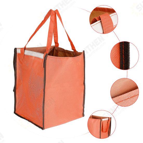 Shopping Cart Fabric Bag Portable Folding Oxford Trolley Rolling Bag Luggage