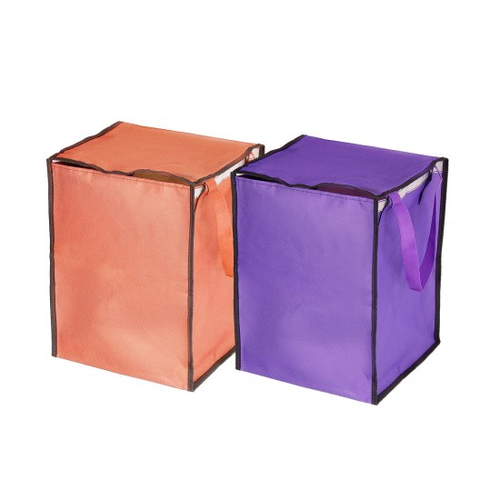 Shopping Cart Fabric Bag Portable Folding Oxford Trolley Rolling Bag Luggage