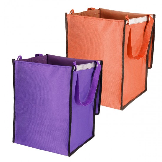 Shopping Cart Fabric Bag Portable Folding Oxford Trolley Rolling Bag Luggage
