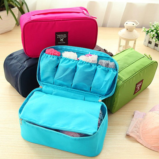 Travel Multi-function Underwear Storage Bag Bra Finishing Package Cosmetic Bag Wash Bag