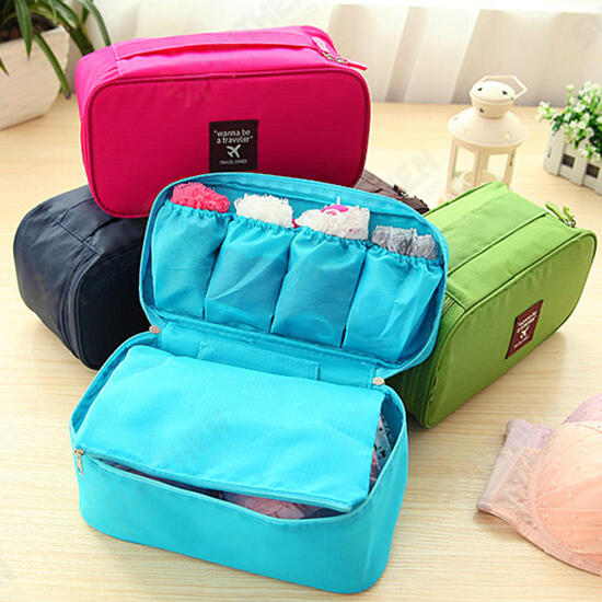 Travel Multi-function Underwear Storage Bag Bra Finishing Package Cosmetic Bag Wash Bag