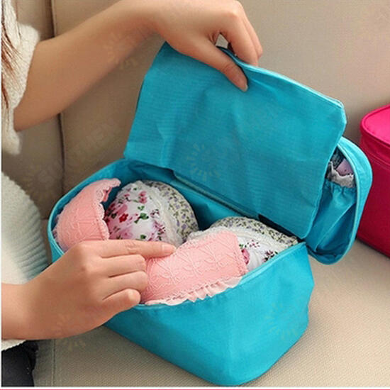 Travel Multi-function Underwear Storage Bag Bra Finishing Package Cosmetic Bag Wash Bag