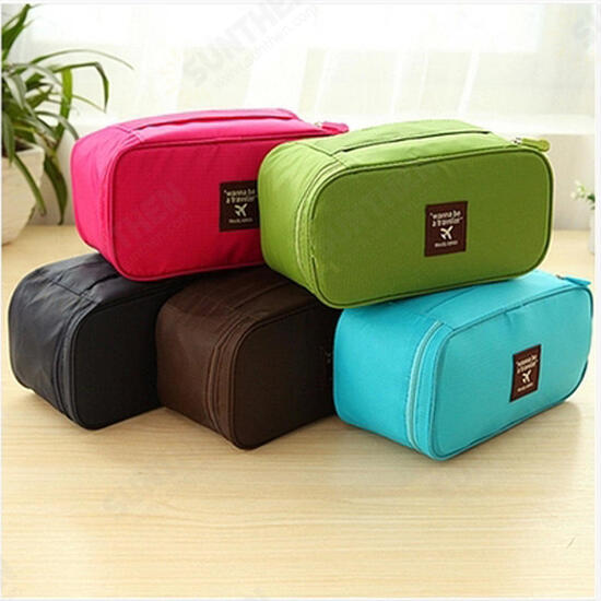 Travel Multi-function Underwear Storage Bag Bra Finishing Package Cosmetic Bag Wash Bag