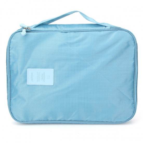 Travel Shirt Tie Sorting Pouch Zipper Organizer Waterproof Nylon Storage Bag