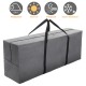 Tvird Extra Large Storage Bag for Cushion Garden Furniture Foldable Waterproof Heavy Duty Outdoor Storage Bag