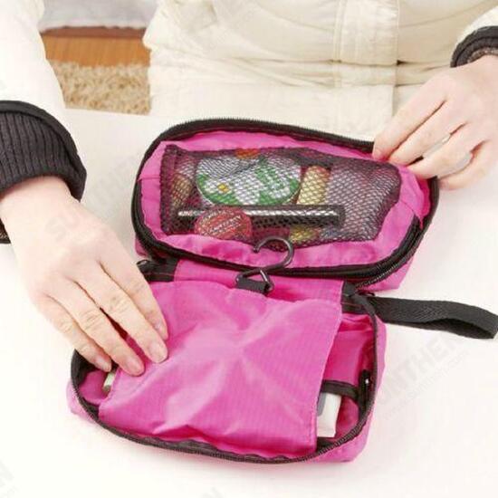 Waterproof Portable Makeup Travel Toiletry Organizer Hanging Wash Cosmetic Bag