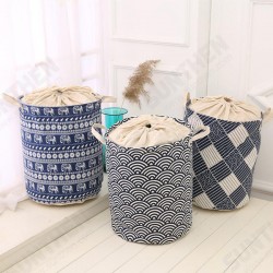 35x45cm Waterproof Durable Cloth Storage Baskets High Capacity Cotton Linen Laundry Box Organizer 35x45cm Waterproof Durable Cloth Storage Baskets High Capacity Cotton Linen Laundry Box Organizer