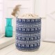 35x45cm Waterproof Durable Cloth Storage Baskets High Capacity Cotton Linen Laundry Box Organizer