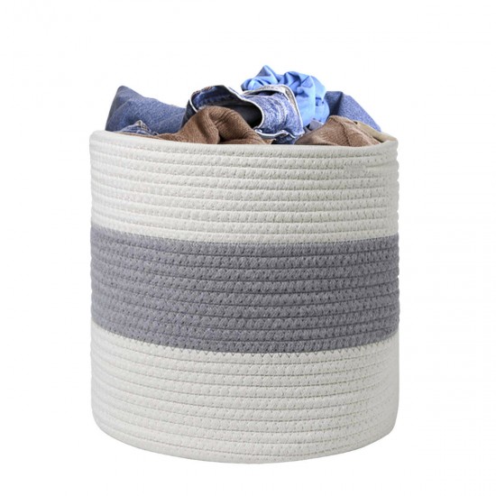 Cotton Woven Storage Basket Flower Plant Pot Vase Household Goods Organizer Bag