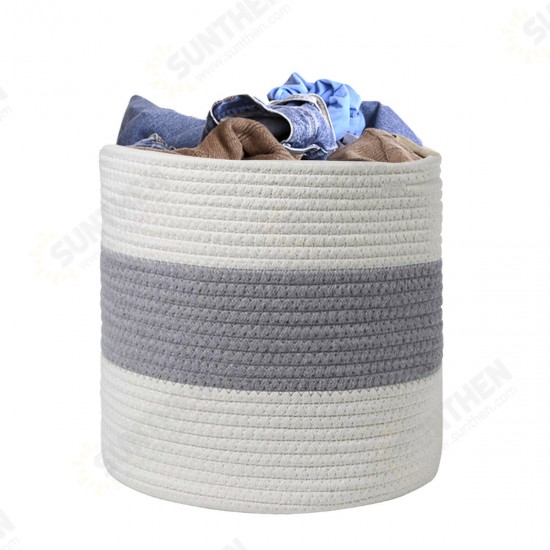 Cotton Woven Storage Basket Flower Plant Pot Vase Household Goods Organizer Bag