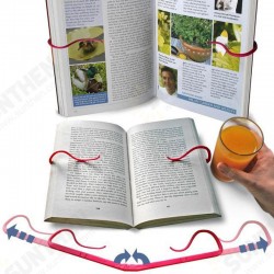 Creative Hands Book Page Holder Adjustable Bookmark for Reading Portable & Foldable Creative Hands Book Page Holder Adjustable Bookmark for Reading Portable & Foldable
