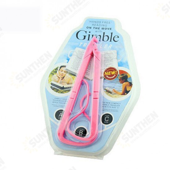 Creative Hands Book Page Holder Adjustable Bookmark for Reading Portable & Foldable