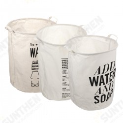 Foldable Laundry Basket Round Cotton Linen Collapsible Washing Hamper Waterproof Dirty Clothes Storage Bin with Handle Foldable Laundry Basket Round Cotton Linen Collapsible Washing Hamper Waterproof Dirty Clothes Storage Bin with Handle