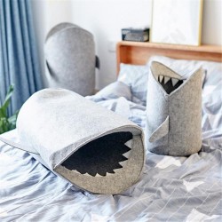 Kids Cartoon Folding Felt Shark Laundry Hamper Toy Storage Baskets Storage Box Bin Kids Cartoon Folding Felt Shark Laundry Hamper Toy Storage Baskets Storage Box Bin