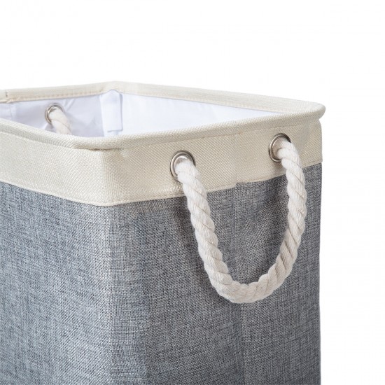 Laundry Baskets with Handles Collapsible Linen Hampers Bedroom Foldable Storage Laundry Hamper for Toys Clothing Organization