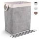 Laundry Baskets with Handles Collapsible Linen Hampers Bedroom Foldable Storage Laundry Hamper for Toys Clothing Organization