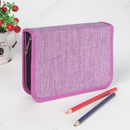 PC-02 39 Slots School Pencils Case Large Capacity Pencil Bag Pouch Multi layer Brush Pocket