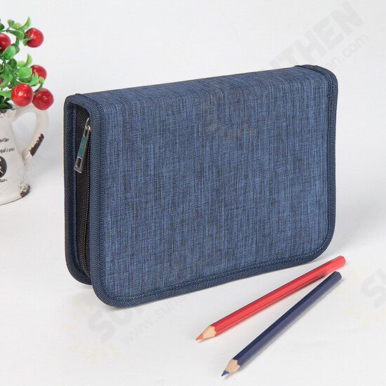 PC-02 39 Slots School Pencils Case Large Capacity Pencil Bag Pouch Multi layer Brush Pocket