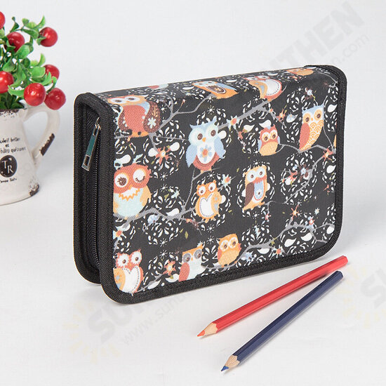 PC-02 39 Slots School Pencils Case Large Capacity Pencil Bag Pouch Multi layer Brush Pocket