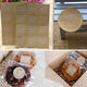 120Pcs Kraft Craft Paper Label Tape Hand Made Seal Sticker DIY Stitch Bags Boxes