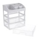 1/2/3 Layers Clear Desktop Comestics Makeup Storage Drawer Organizer Box Container