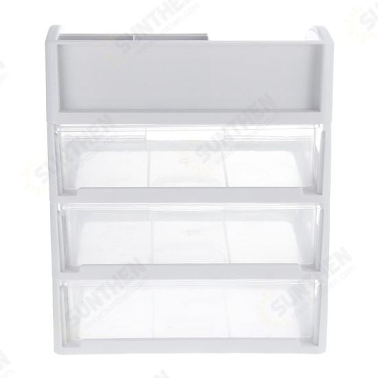 1/2/3 Layers Clear Desktop Comestics Makeup Storage Drawer Organizer Box Container