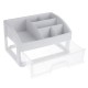 1/2/3 Layers Clear Desktop Comestics Makeup Storage Drawer Organizer Box Container