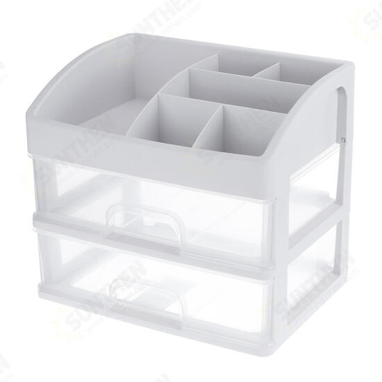 1/2/3 Layers Clear Desktop Comestics Makeup Storage Drawer Organizer Box Container