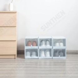 2PCS Shoe Storage Box From Xiaomi Youpin Save Space Tidy Foldable Shoe Organiser Box Storage Baskets 2PCS Shoe Storage Box From Xiaomi Youpin Save Space Tidy Foldable Shoe Organiser Box Storage Baskets