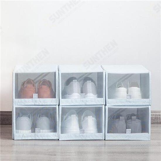 2PCS Shoe Storage Box From Xiaomi Youpin Save Space Tidy Foldable Shoe Organiser Box Storage Baskets