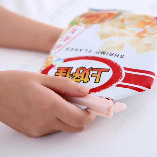 5 PCS Portable New Kitchen Storage Food Snack Seal Sealing Bag Clips Sealer Clamp Plastic Tool kitchen Accessories Bag Clips