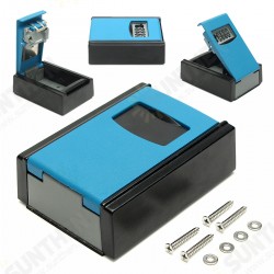 Alumium Alloy Blue 4-digit Key Parts Storage Box Alumium Alloy Blue 4-digit Key Parts Storage Box