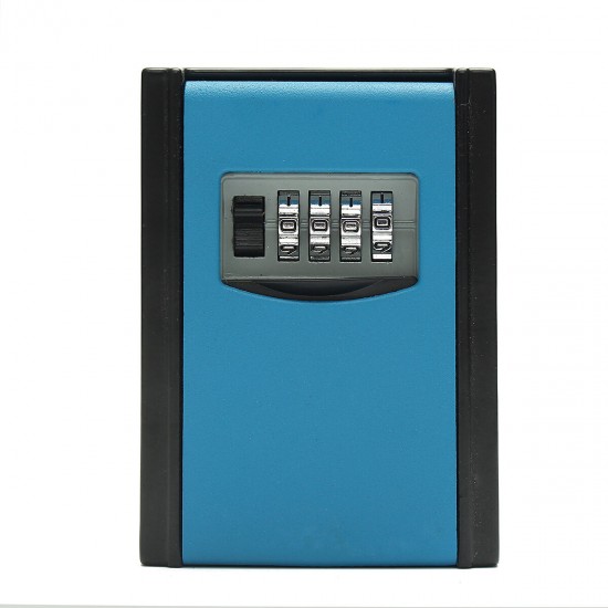 Alumium Alloy Blue 4-digit Key Parts Storage Box