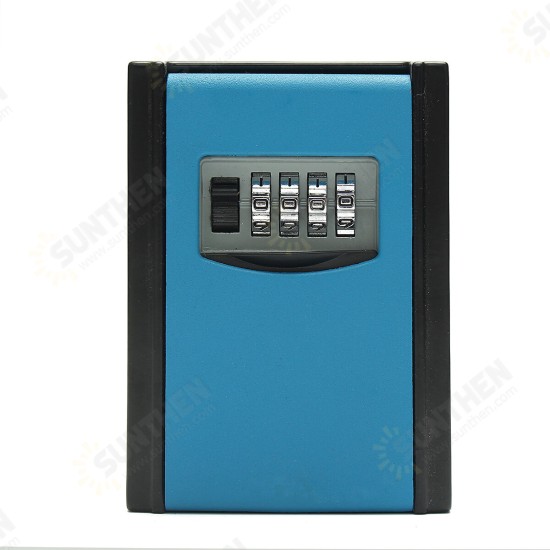 Alumium Alloy Blue 4-digit Key Parts Storage Box