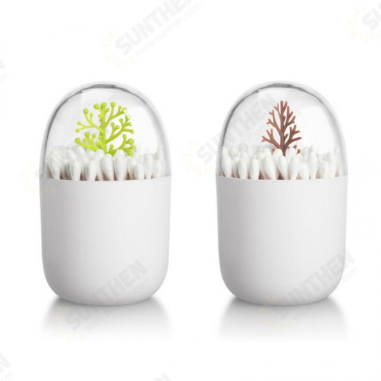 Animal Plant Multifunctional Dustproof Storage Box Cartoon Cotton Swab Box